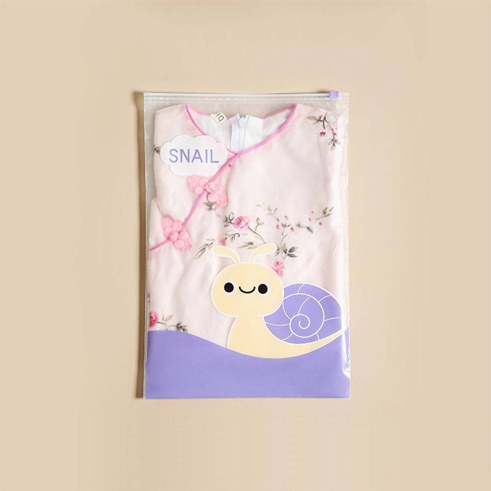 Transparent Clothing Storage Bag Cartoon Shoe Storage Bag Clothing Zipper Pouch Home&Travel