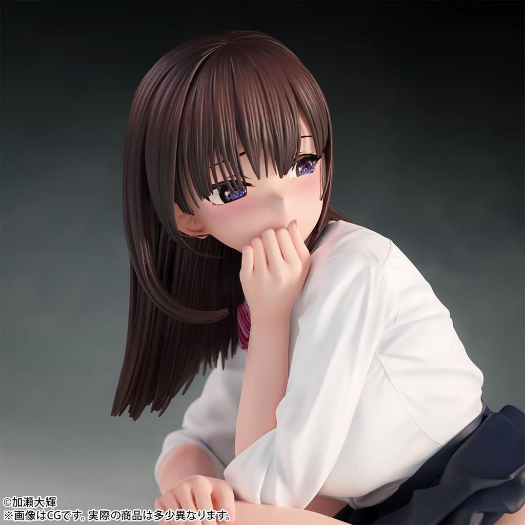 Kase Daiki Illustration Scale Painted Finished Figure B'full "Crouching JK-san" 1/7