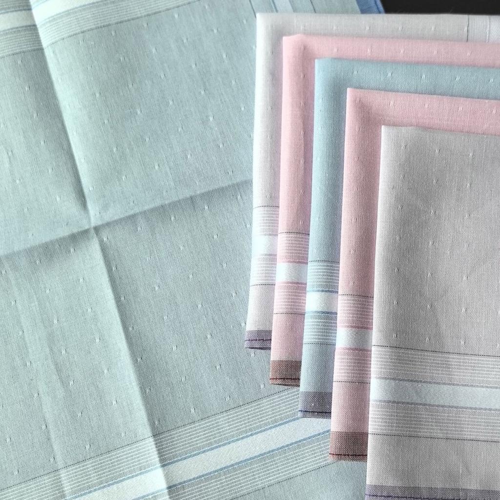 29x29cm Plain Handkerchief for Male Casual Use Pocket Cloth Soft Breathable Square Handkerchief Towel for AllAges 6PCS