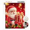 Christmas Pearl Painting Art Painting Kit Santa Claus Holding Gift Handmade Diy Home Decoration Painting