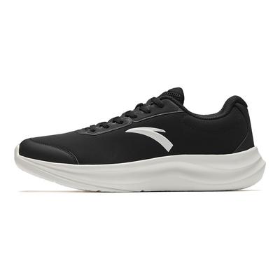 Classic Fashion Versatile Wear-Resistant Shock-Absorbing Low-Top Casual Running Shoes Men Sneaker Black Ivory-White 912545505-7