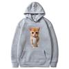 Autunm Funny Cat Printed Women Casual Multi-color Hoodies Women Men Harajuku Pullover Girl Boy Fashion Clothes Tops