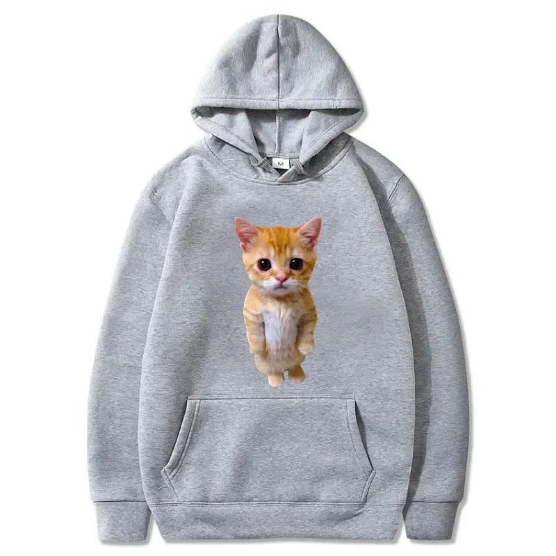 Autunm Funny Cat Printed Women Casual Multi-color Hoodies Women Men Harajuku Pullover Girl Boy Fashion Clothes Tops