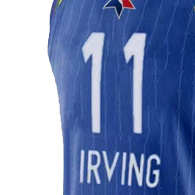 Nike Maillot de Basket Jeunes All-Star Imprimé Lettres Respirant Séchage Rapide Sports Kyrie 11 Maillot Enfants Bleu 3Z2B7B2UP-NYNKI
