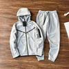 Men's Hooded Zip-Up Sweater Suit: New Spring/Autumn Casual Sportswear with Jacket and Skinny Pants