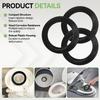 3pcs RV Toilets Seal Flush Ball Seal Gasket Kit Replacement 385311658 for Dometic 300/310/320 Series Solve The Leakage Problem