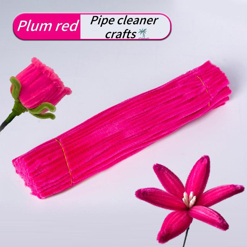 200 PCS Pipe Cleaners, Multi-Colored Pipe Cleaners Craft Supplies, 8 Colors Chenille Stems for DIY Arts Crafts Project