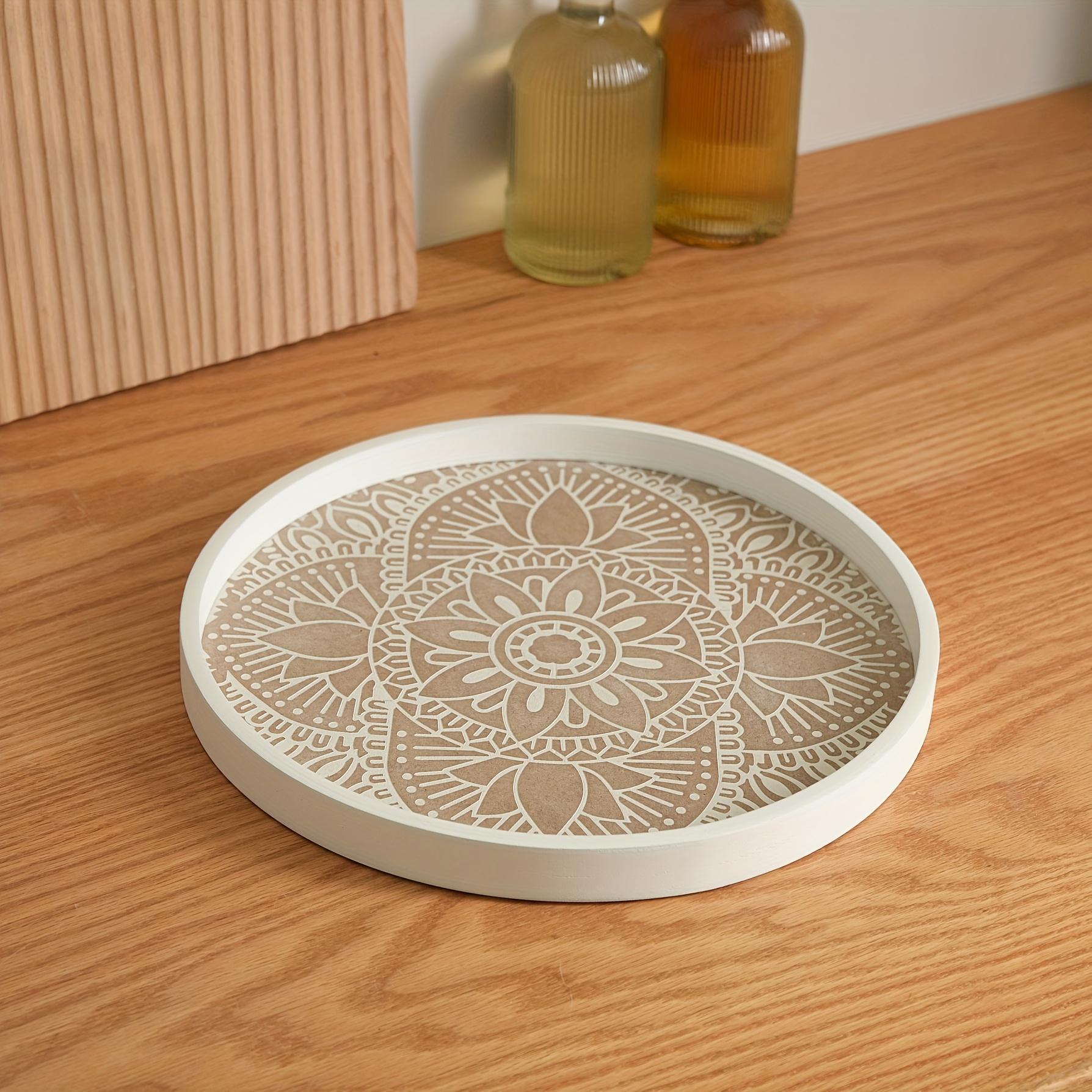 

1PC Wooden Door Entrance Key Storage Tray Hotel Aromatherapy Decorative Tray белый