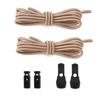New 1Pair/3Pair Round Elastic Shoelace Unisex Quick-Release Shoelaces No-Tie Laces for Sneakers and Boots Shoe Laces