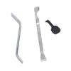 8Piece Drum Brake Repair Kit Manual Service Set with Plier Hook and Pry Style Parts, Metal Shafts for Car Motorcycle Garage Repair Use