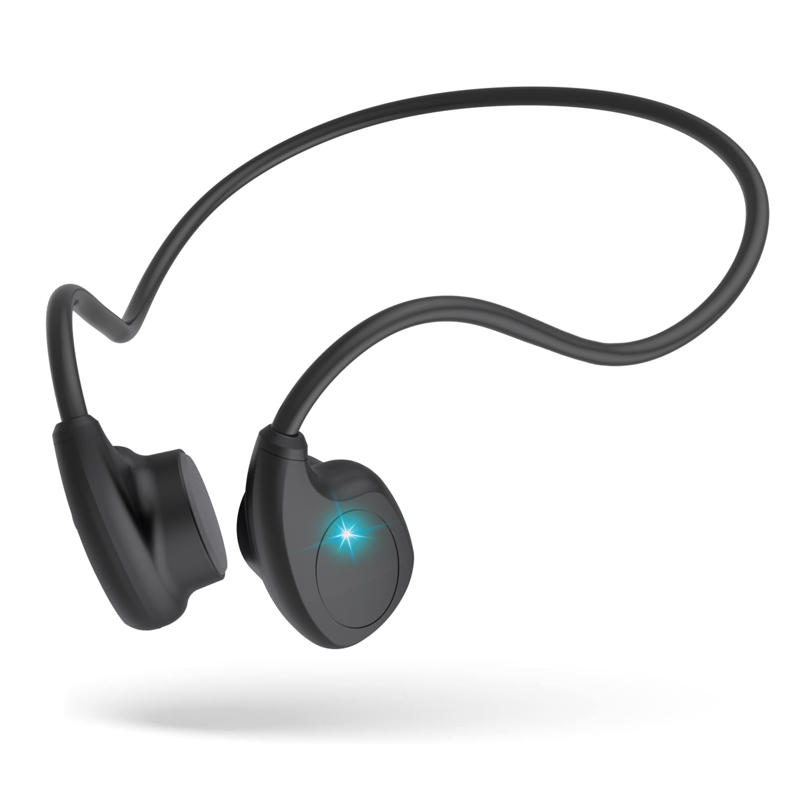 

Беспроводные наушники с костной проводимостью Alacoo Bluetooth, Сверхлегкие, Наушники с костной проводимостью, не забивающие уши, с физическими кнопками управления и Type-C