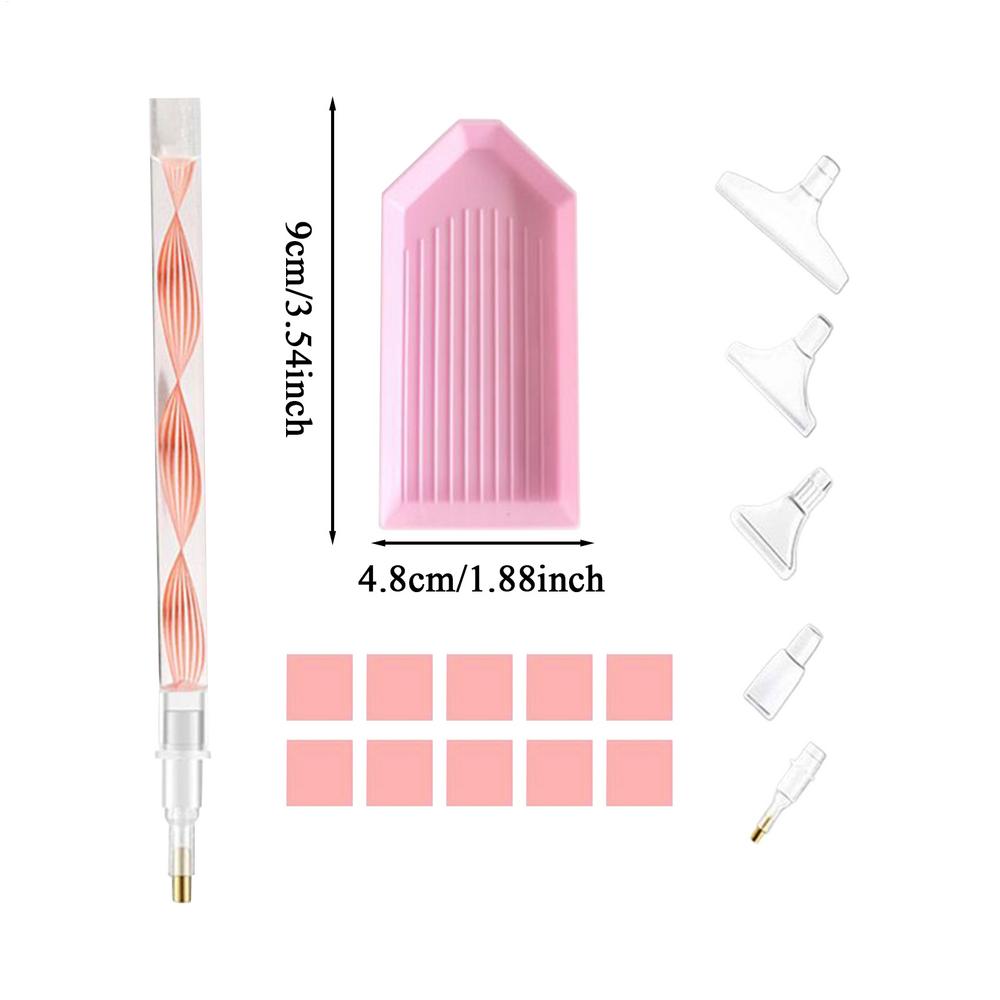

Rhinestone Art Tools Crafts Crystal Beads Gems Dot Supplies 5D Rhinestone Painting Tools For Beginner Adults Kids Girls