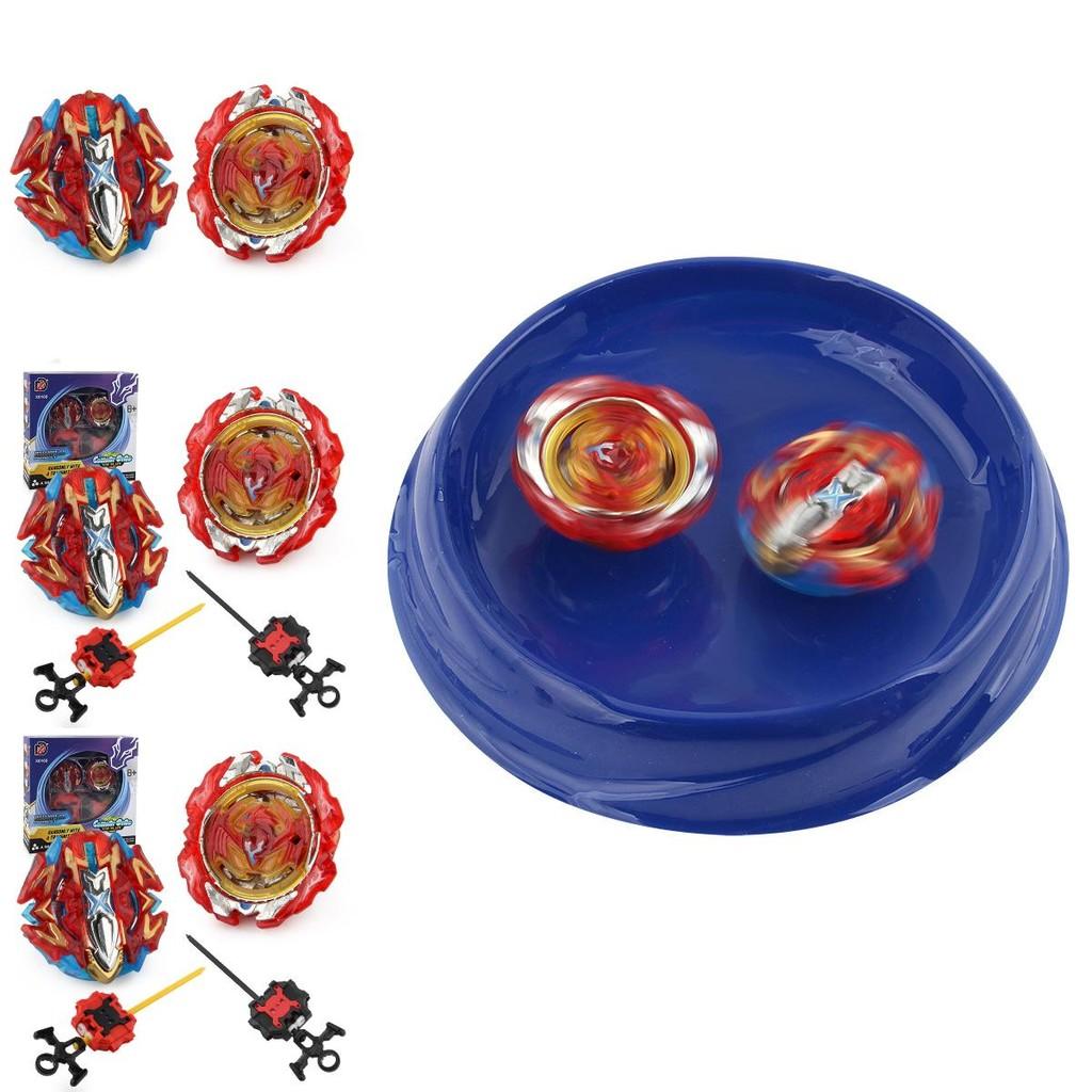 Xd168-7j Battle Top Set With Two Burst Spinners B117 And B120 For Competitive Fun