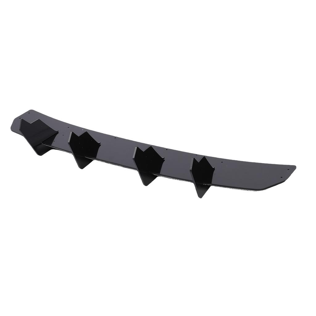 Heckstoßstangenlippe Diffusor Glänzend Schwarz Sportliche Optik Aerodynamisch Fahrstabilität Verbessern Ersatz