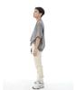 Seinteukeulu Straight Two-Layer Cargo Jogger Pants St2-309Cj Cream
