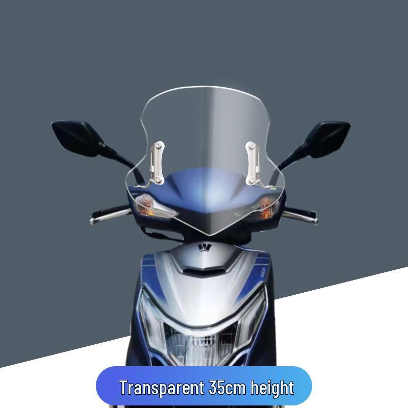 Haojue Tiger Shark VX125 UCR USR125 Front Windshield Rain Shield - Thickened Modification Accessory