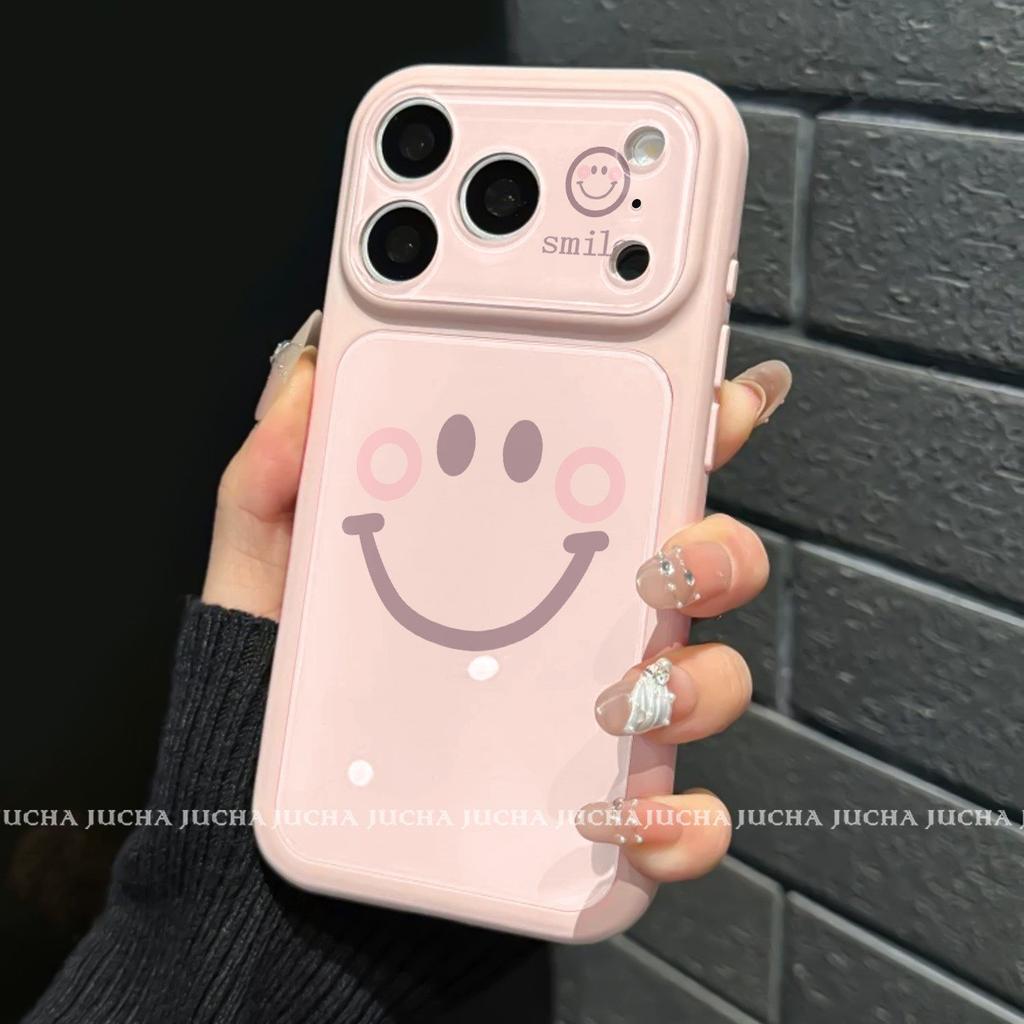 Applicable to Apple 11promax mobile phone case all-inclusive lens ip11por simple cartoon 11 creative foundation smiley face