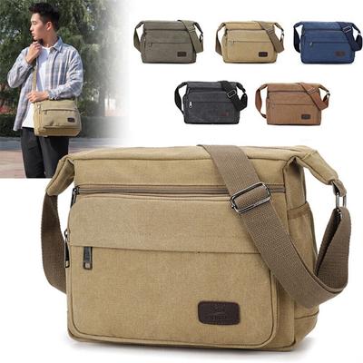 Men Canvas Crossbody Messenger Bag Shoulder Retro Travel Satchel Handbag Gifts