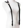 Clip Gentlemen Adjustable Braces Leather Belt Leather Harness Men's Suspenders Body Chest Harness