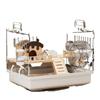 Luxury Acrylic Hamster Villa: Spacious, Transparent Breeding Box with Nest for Golden Hamsters