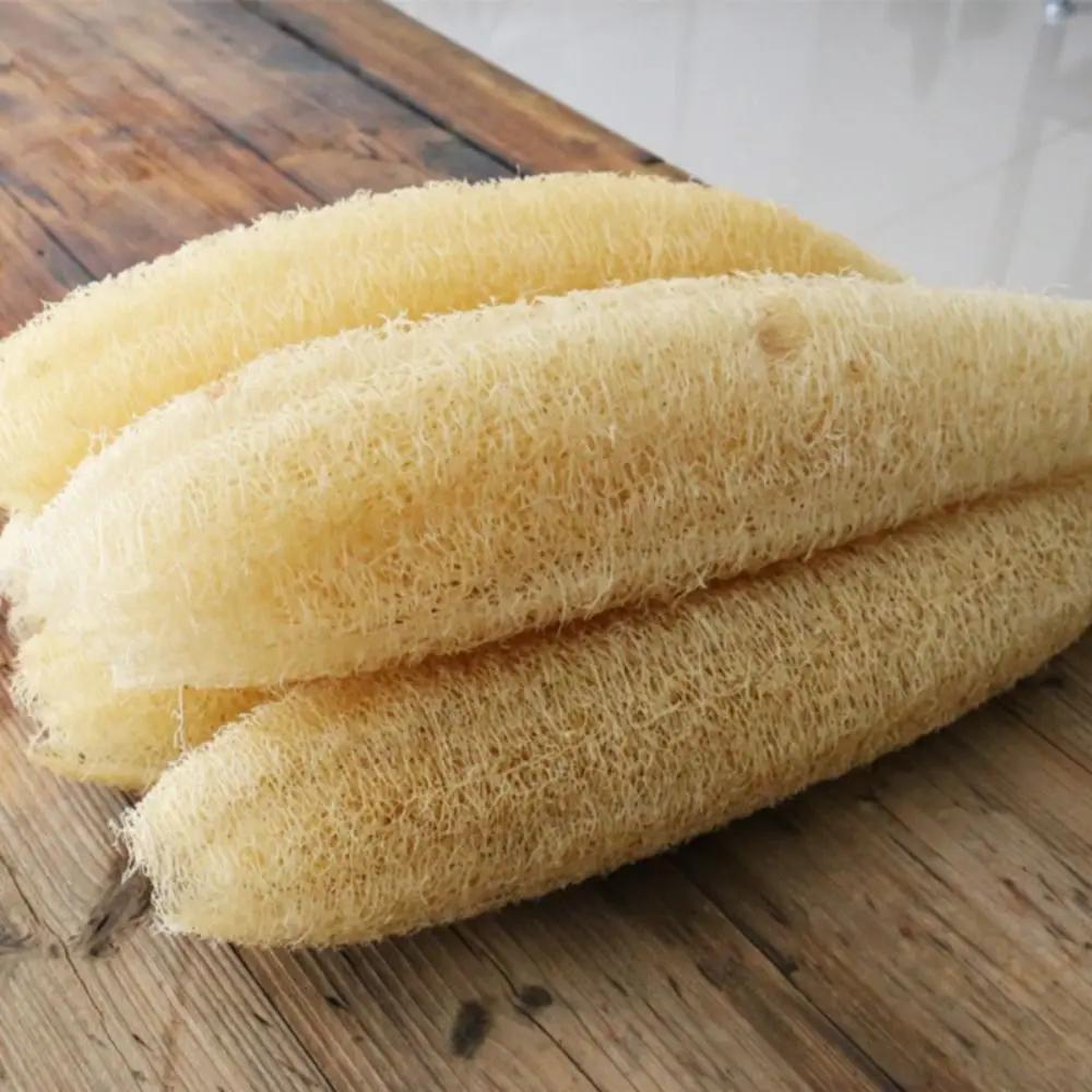 Natural Loofah Luffa Sponge Non-stick Ecological Planting Dishwashing Artifact Good Absorbency Long Body Shower Sponge