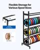 3D Printer Filament Storage Rack, 7 Tier Heavy Duty Storage Shelves for 3D Printing Filaments, Filament Spool Holders Racks for 3D Printing Studio,