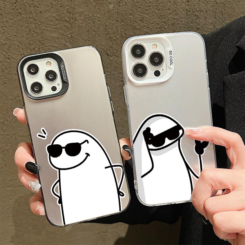 Silicone Case For Oppo A60 A18 A58 A78 A79 iPhone 17 16 15 14 13 12 11 Samsung A06 A16 A26 A36 A56 Cover DIY Painted Cartoon Shockproof Phone Bumper
