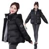 New Disassembled Hat Cotton Jacket Women's Korean Version of Fashion Sense Hooded Down Padded Jacket Loose Short Thickened Padded Jacket Jacket