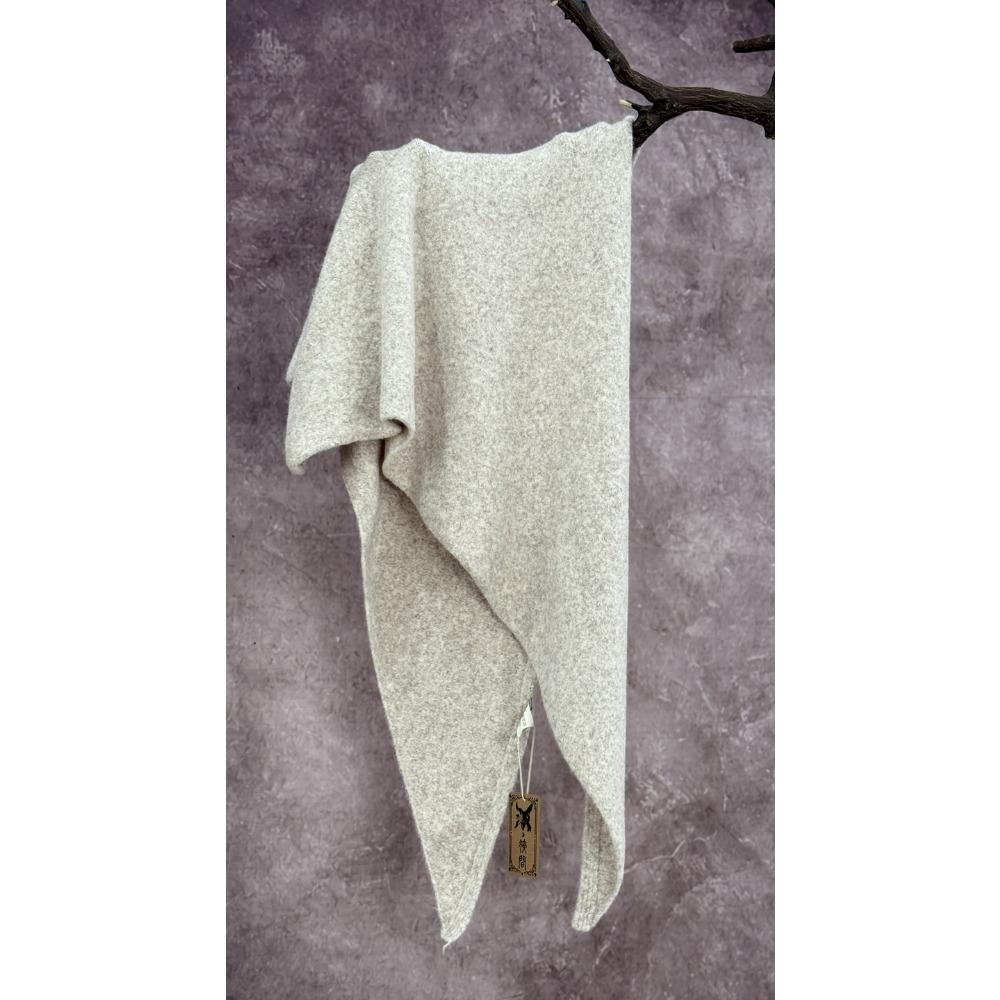 Triangle Scarf Scarf Solid Color Shawl Cape Autumn and Winter Women's High-end Shawl Blanket Warm Small Cape Cape
