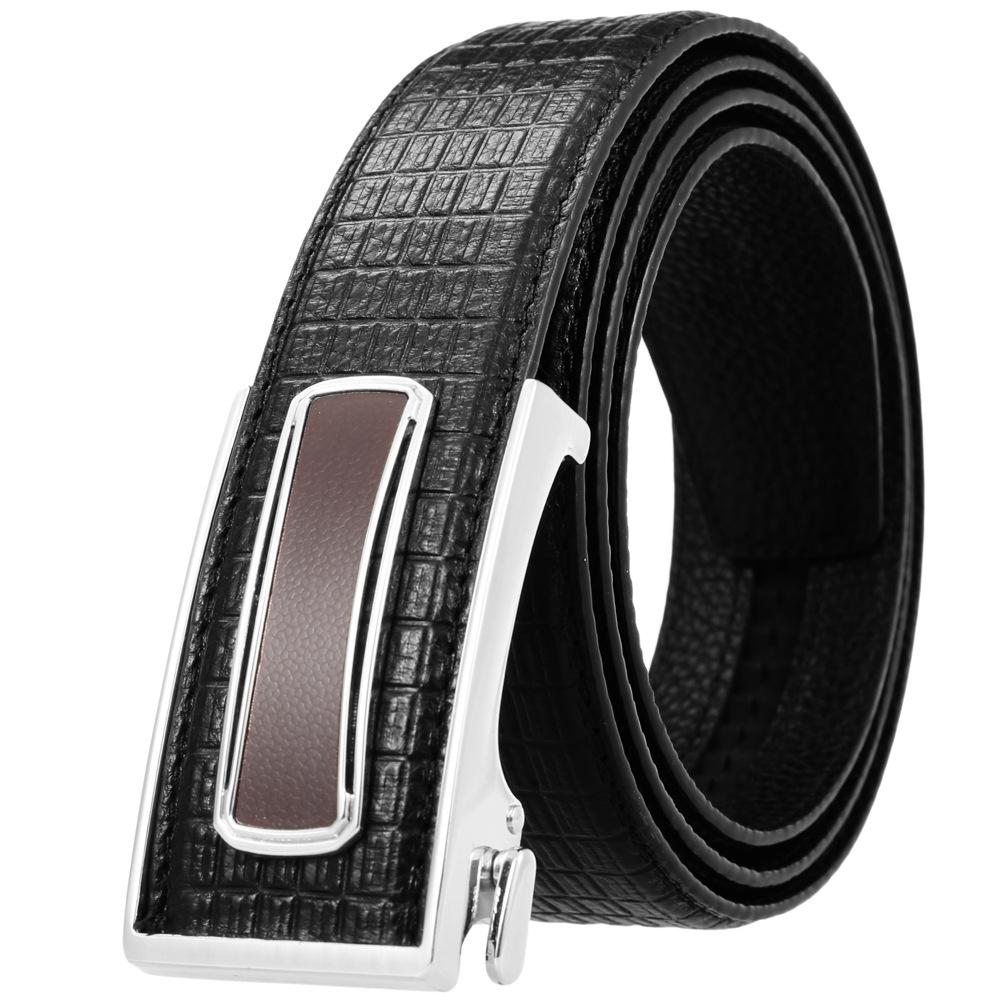 Ceinture tendance en cuir de vachette pleine fleur, boucle intérieure ceinture homme Ly36-23018-5