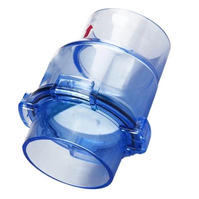 Aquarium Check Valve 50MM PVC Check Valve Maintenance Efficiency Versatile Application Visual Flow Monitoring 50MM