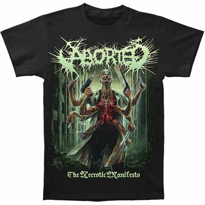 Aborted The Necrotic Manifesto Unisex T-Shirt Small Black