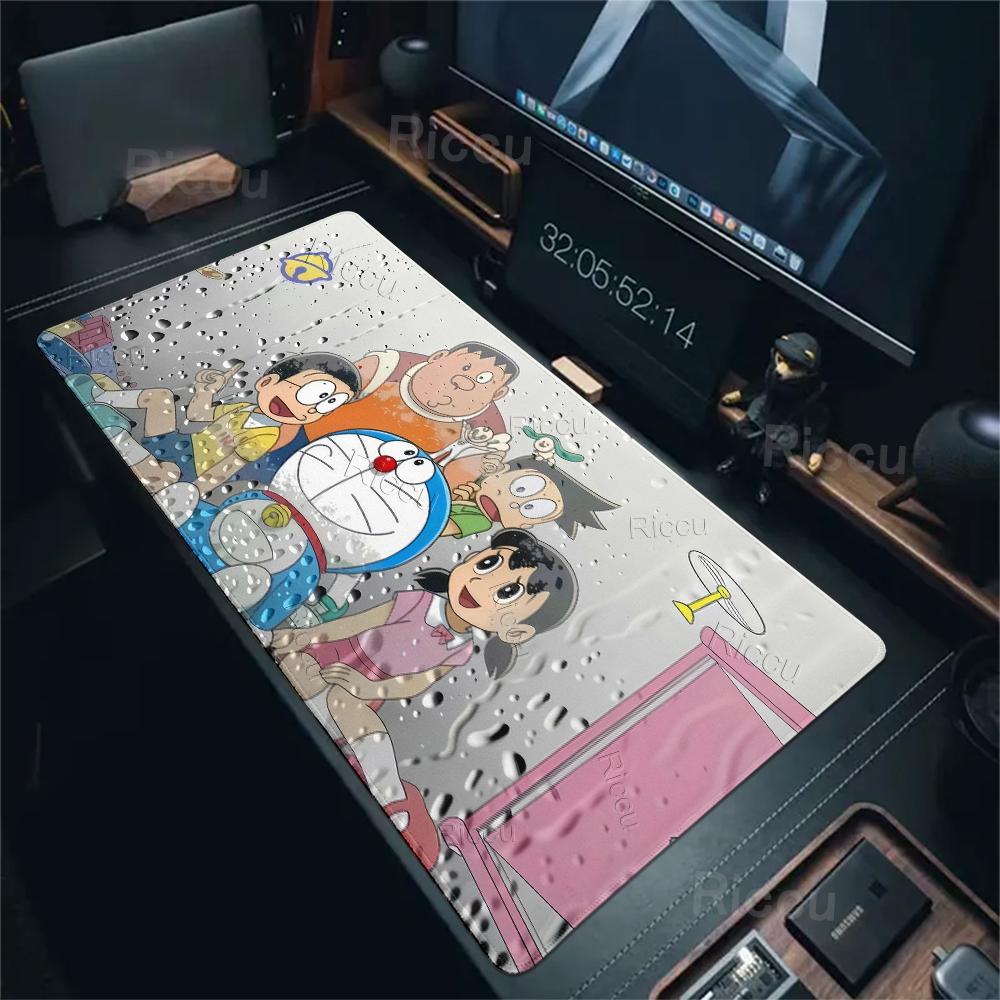 Large Anime Mouse Pads Kawaii D-doraemon Pattern Anti-slip Desk Mats Gaming Accessories Laptop Office Accessories Rubber Carpets