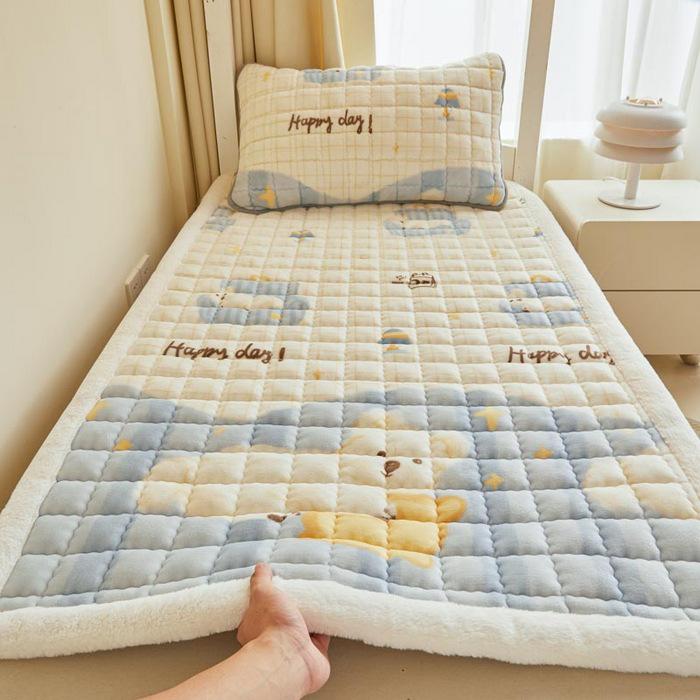 Colchoncillo Plegable de Tatami de Terciopelo de Leche de Lujo para Residencias Estudiantiles y Hogares