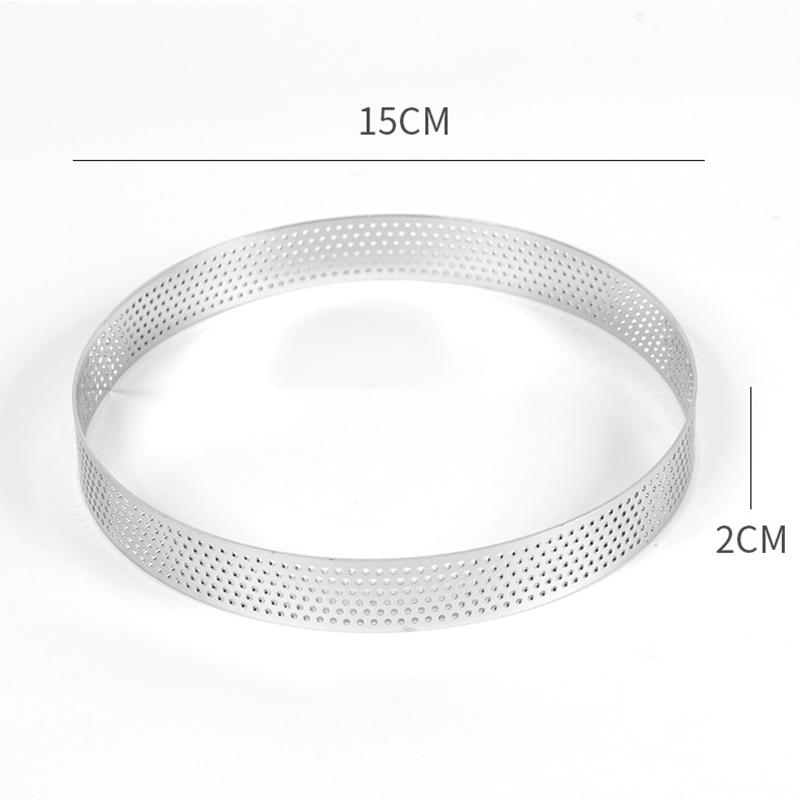 Kulaté formy na koláče z nerezové oceli Formy na koláče na koláče Formy na cukroví Vykrajovátka na pečivo Kruhová forma Forma na koláče Kuchyňský nástroj na pečení