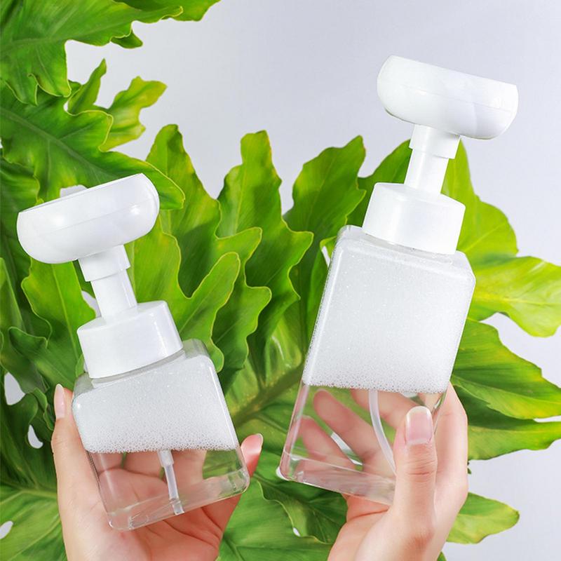 Schaumspender in Blumenform, Seifenschaumspender in Blumenform, Seifenspender mit Blumenstempel, Seifenspender für Kinder