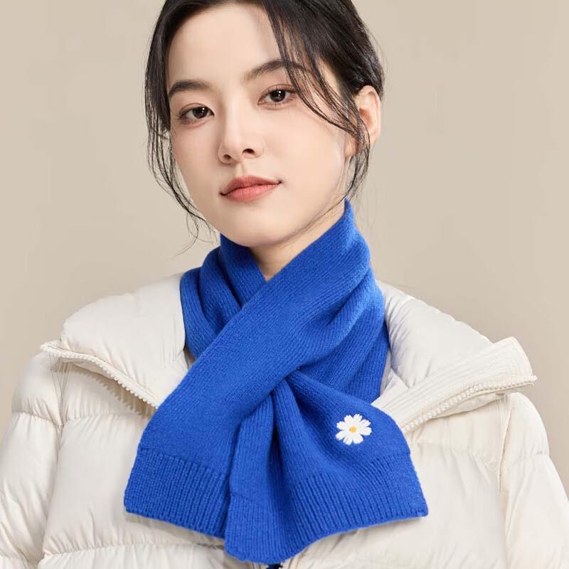 JIUMU Women's Thick Knitted Wool Scarf