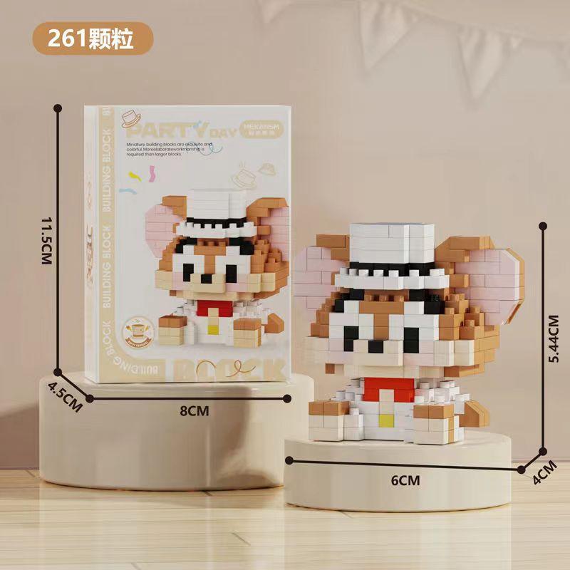 

New Arrival Kawaii Pet Cat Series Mmodel Small Particle Building Blocks Educational Assembly Ornaments Children s Birthday Toys NO BOX
