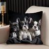 1 Pillowcase, French Bulldog Puppy Print Pillowcase - Cute French Bulldog Dog Print, 2D Flat Printing, Single-Sided Print, No Pillow Insert, 17.72 X 1