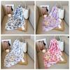 Breathable Small Square Scarf Lightweight Square Handkerchief Elegant Printed Silk Scarf  Women
