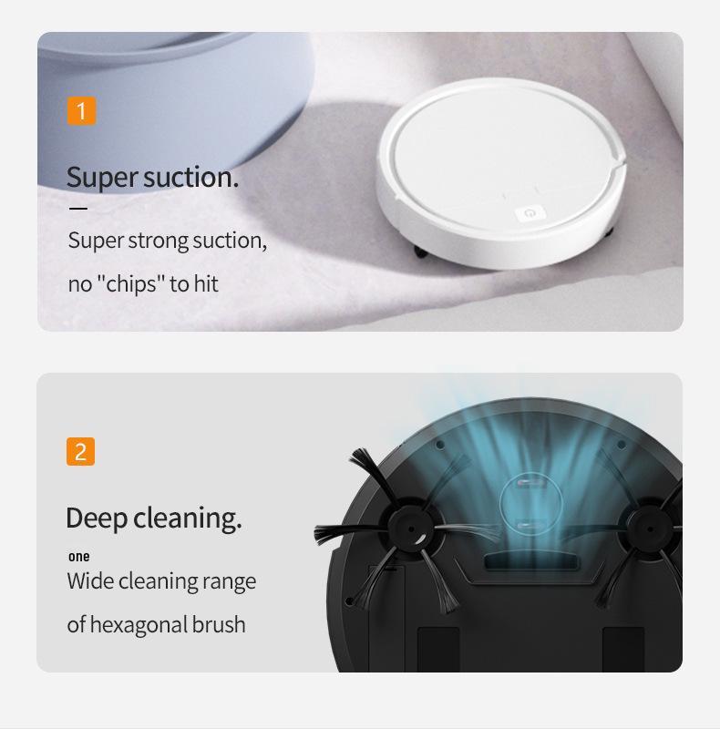 C03 3-in-1 Robot Vacuum Cleaner: Automatic Charging & Sweeping Household Gift