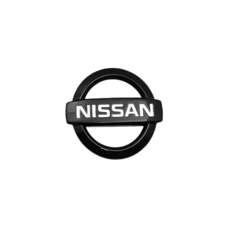 AUW3 51mm/55mm For Nissan Qashqai J11 Altima Sylphy X-Trall Tiida Bluebird Sunny Car Steering Wheel Center Badge Emblem Sticker Cover