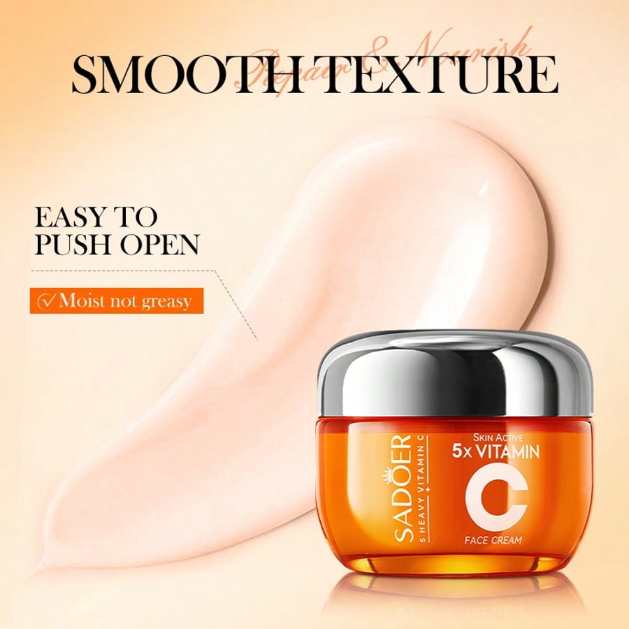 1PC Five-Layer Vitamin C Cream, Firming, Moisturizing, Hydrating And Softening The Skin Restore Skin