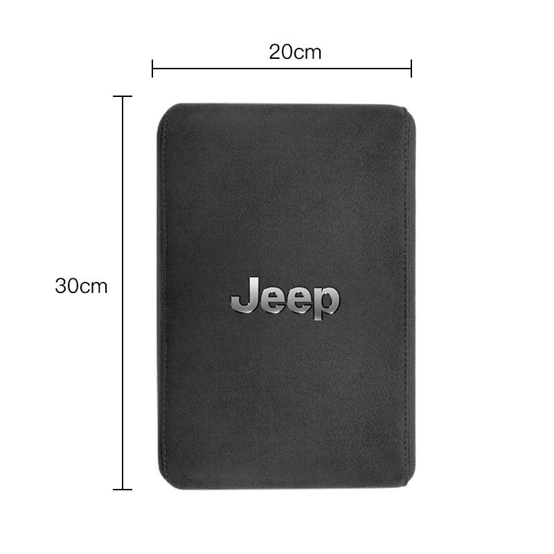 Memory Foam Car Armrest Cushion 5CM Thick Arm Rest Pad For Jeep Grand Cherokee Wrangler JK Gladiator Compass Renegade Wagoneer AKO1