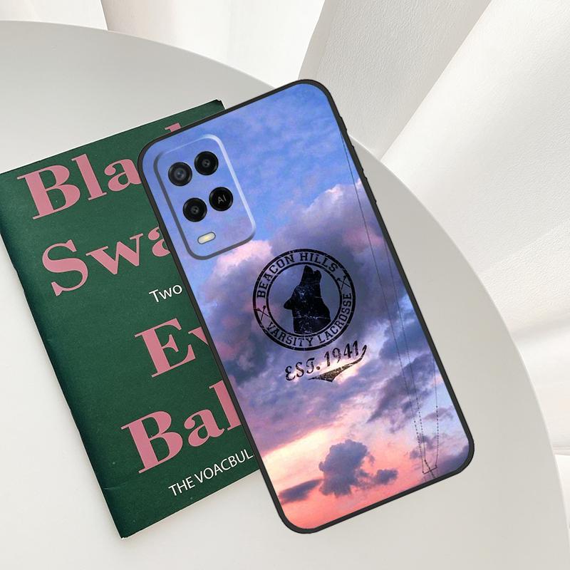 Pouzdro Teen Wolf pro Oppo A58 A78 A98 A15 A16 A17 A52 A72 A76 A96 A54 A74 A94 A57 A77 A54S A57S Kryt