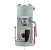 Кофемашина DeLonghi EC 890.GR Dedica Duo sage green (0132106345)