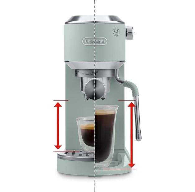 Кофемашина DeLonghi EC 890.GR Dedica Duo sage green (0132106345)