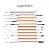 Pottery Carving & Sculpting 36-Piece Tool Set for Clay and Polymer DIY Crafting