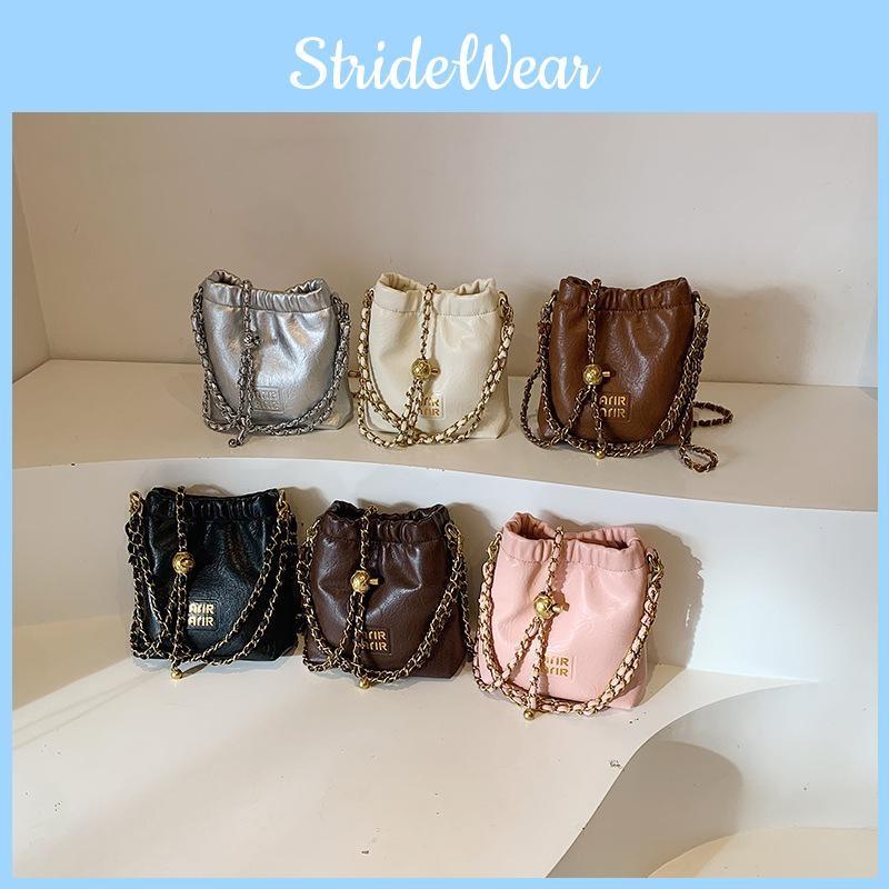 Contemporary Style Korean Children Bucket Bag Crafted From Breathable Pu Durable