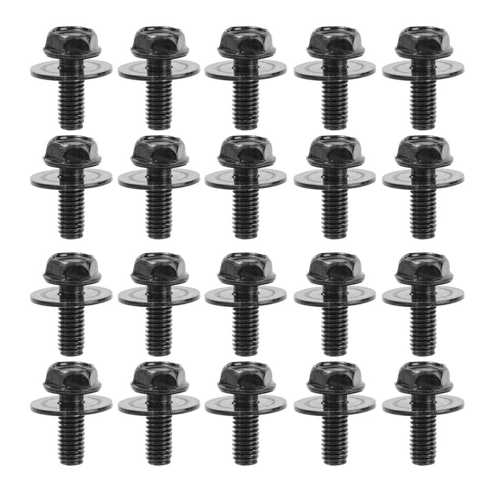 U Type Nut Clips M6 Car Body Bolts Automobile Bumper Fender Rivet Engine Cover Undertray Splash Shield Guard Liner Screws Clips